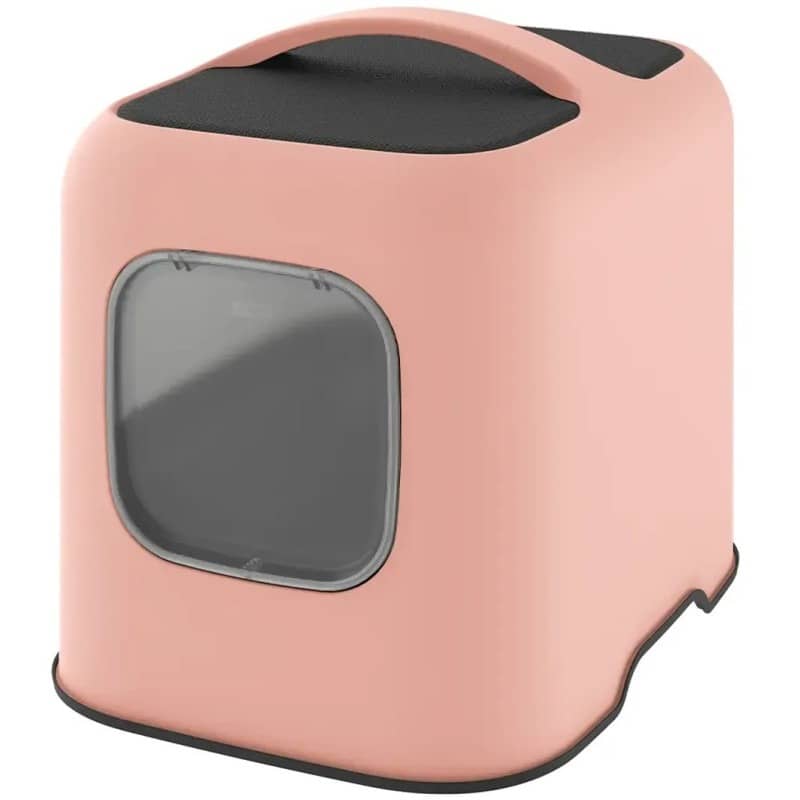 Gimcat Smart Olimpia slēgta kaķu tualete Pink 51x39,5x44 cm